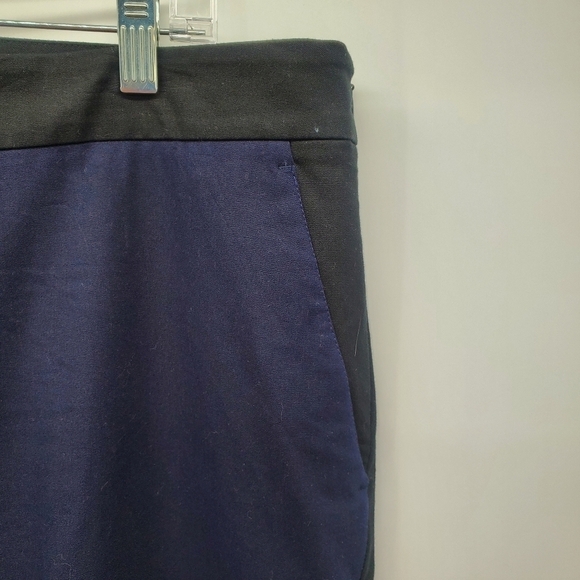 Eileen Fisher two toned zip ankle organic cotton pants women's size xl - Picture 2 of 5